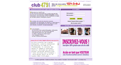 Desktop Screenshot of club479.com