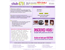 Tablet Screenshot of club479.com